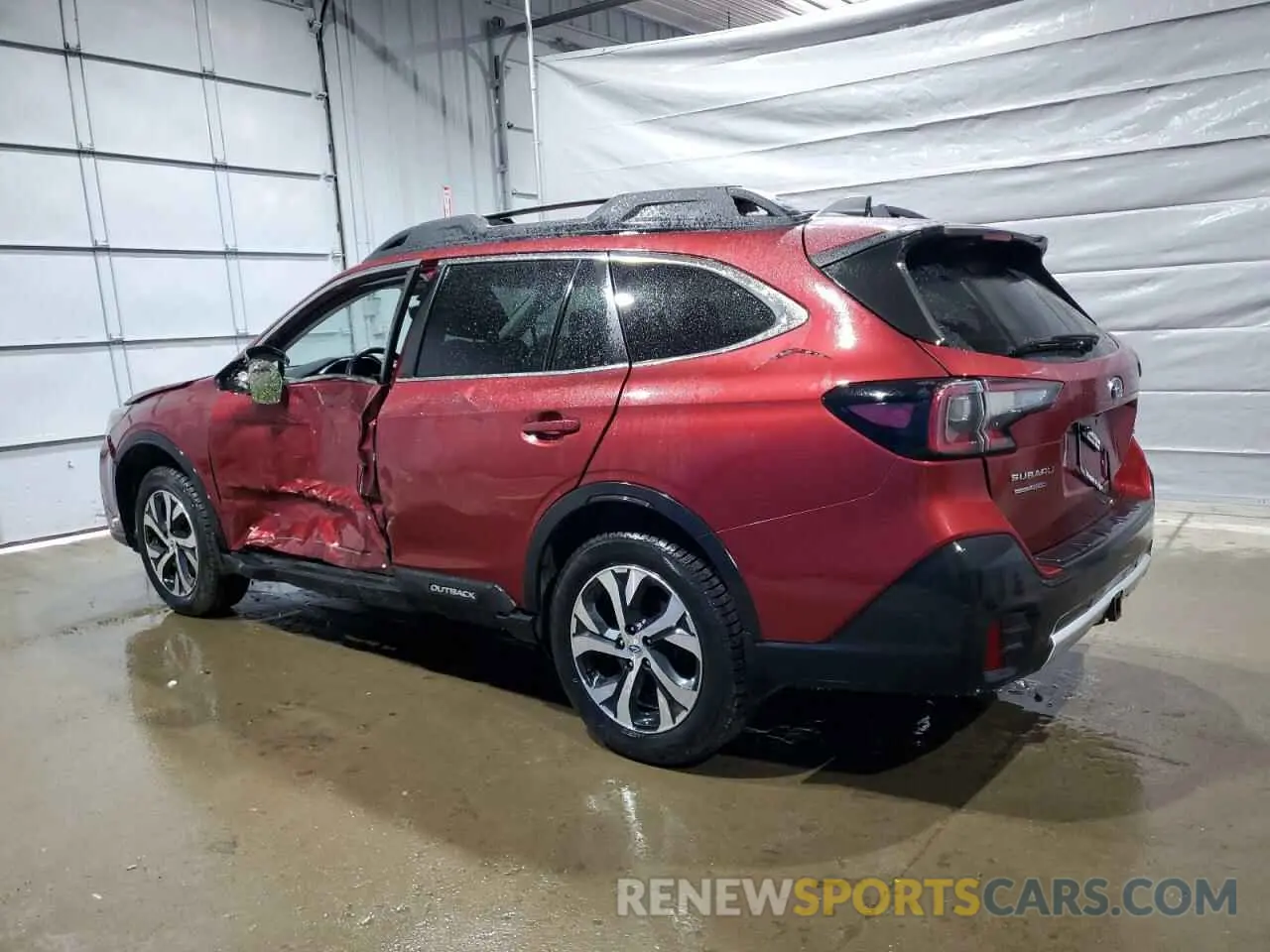 2 fotografías del automóvil dañado 4S4BTANC0M3191959 SUBARU OUTBACK 2021