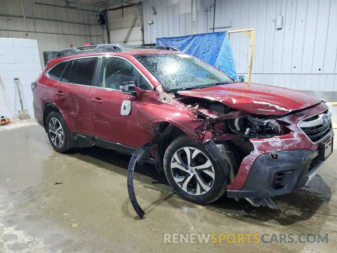 4 fotografías del automóvil dañado 4S4BTANC0M3191959 SUBARU OUTBACK 2021