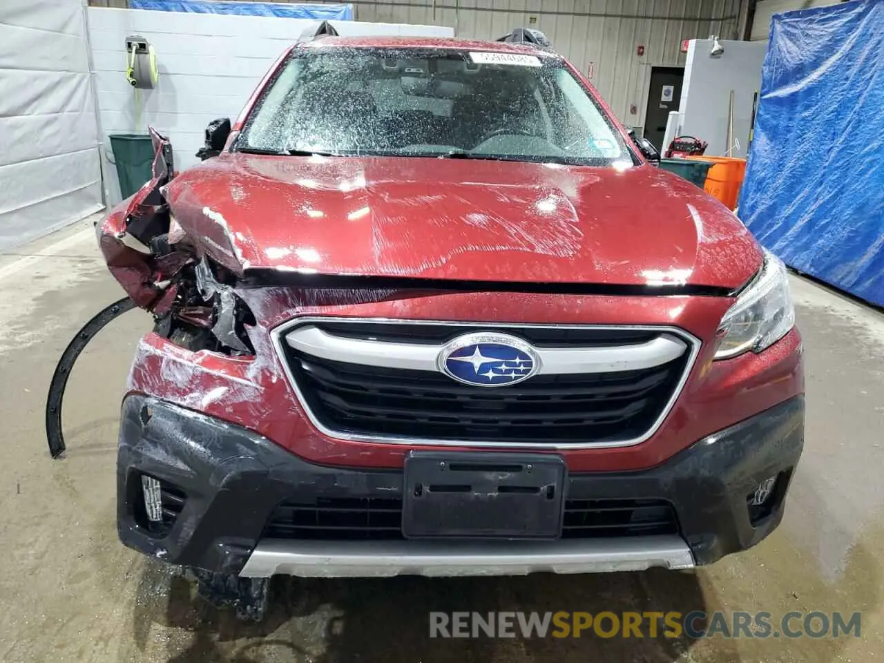 5 fotografías del automóvil dañado 4S4BTANC0M3191959 SUBARU OUTBACK 2021