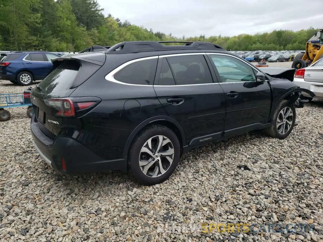 3 fotografías del automóvil dañado 4S4BTANC1M3161546 SUBARU OUTBACK 2021
