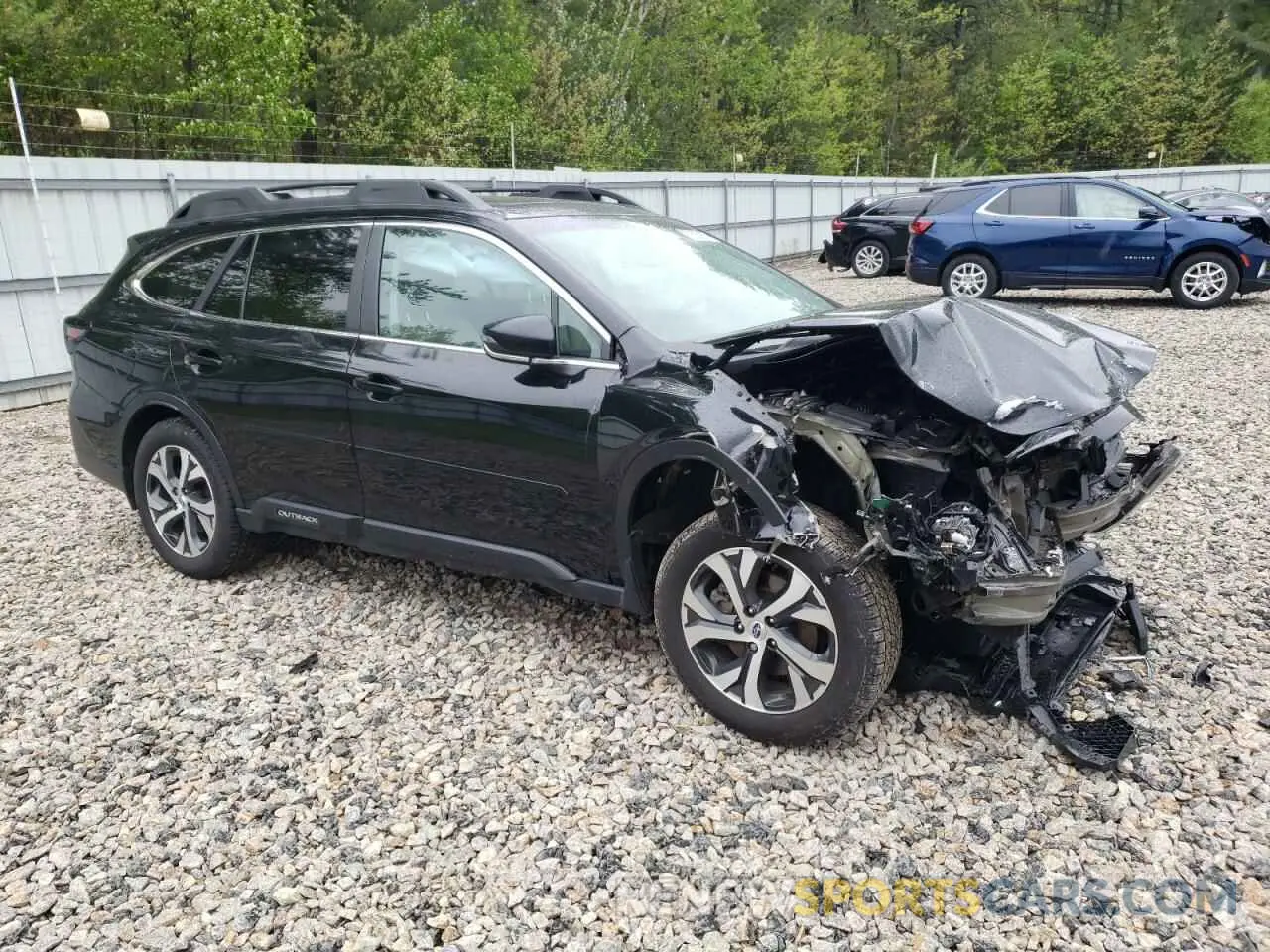 4 fotografías del automóvil dañado 4S4BTANC1M3161546 SUBARU OUTBACK 2021