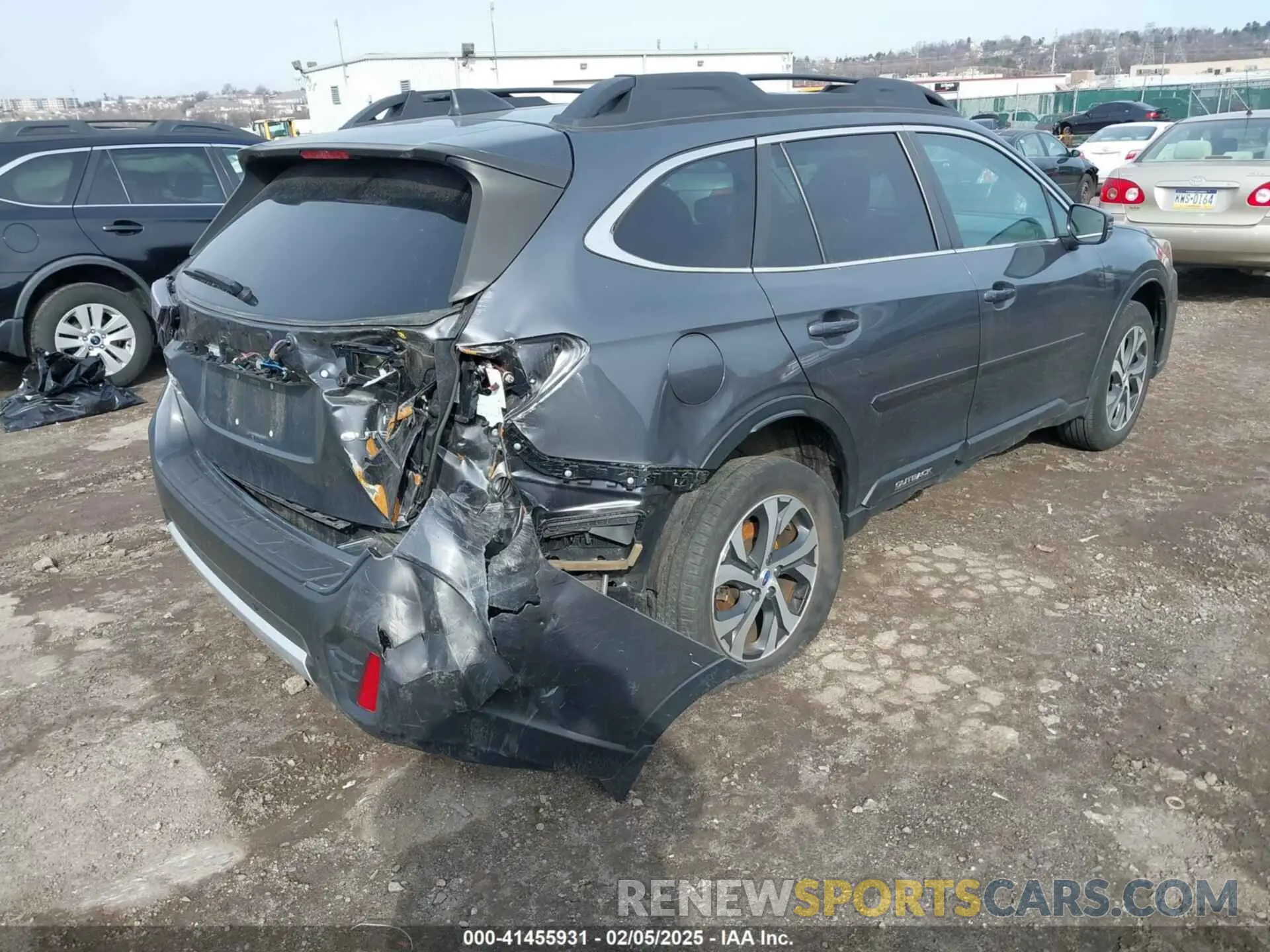 4 fotografías del automóvil dañado 4S4BTANC1M3180338 SUBARU OUTBACK 2021