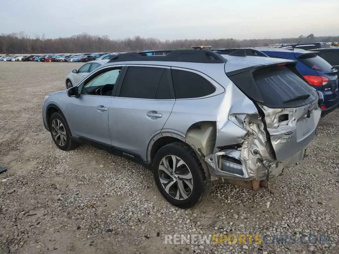 2 fotografías del automóvil dañado 4S4BTANC2M3160468 SUBARU OUTBACK 2021