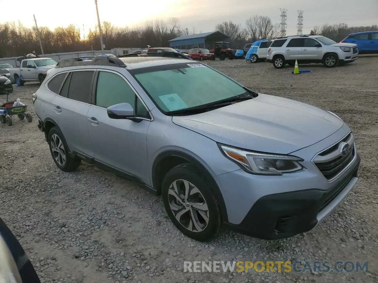 4 fotografías del automóvil dañado 4S4BTANC2M3160468 SUBARU OUTBACK 2021