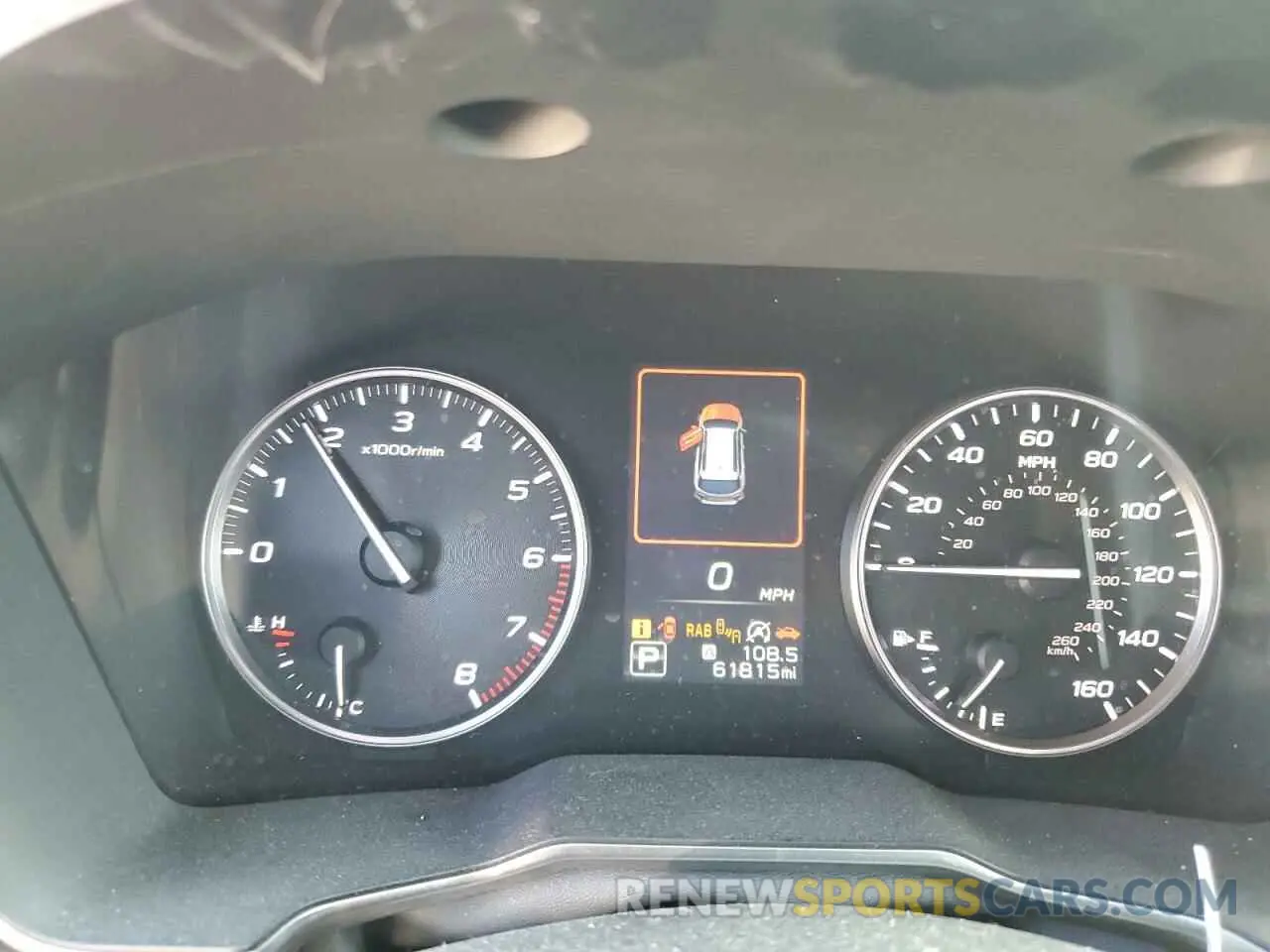 9 fotografías del automóvil dañado 4S4BTANC2M3160468 SUBARU OUTBACK 2021