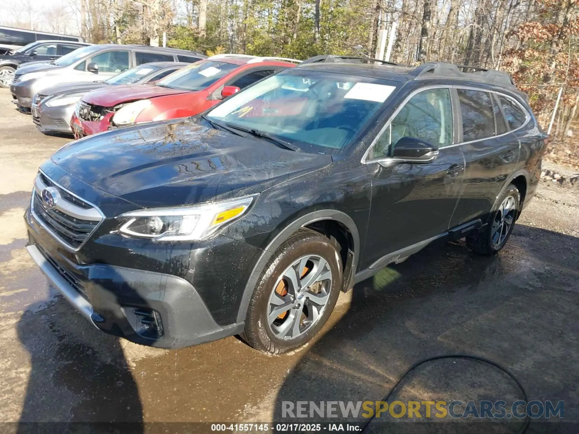 2 fotografías del automóvil dañado 4S4BTANC2M3184334 SUBARU OUTBACK 2021