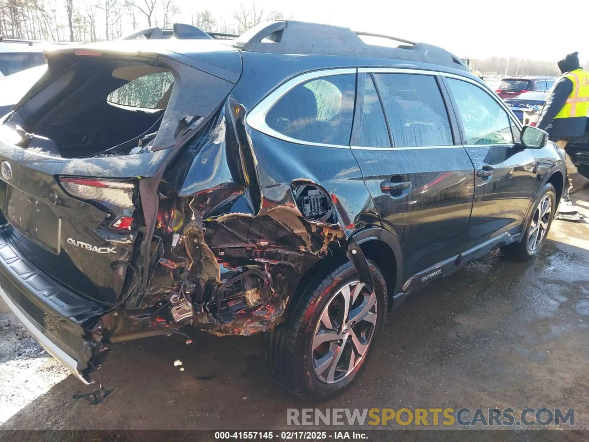 4 fotografías del automóvil dañado 4S4BTANC2M3184334 SUBARU OUTBACK 2021