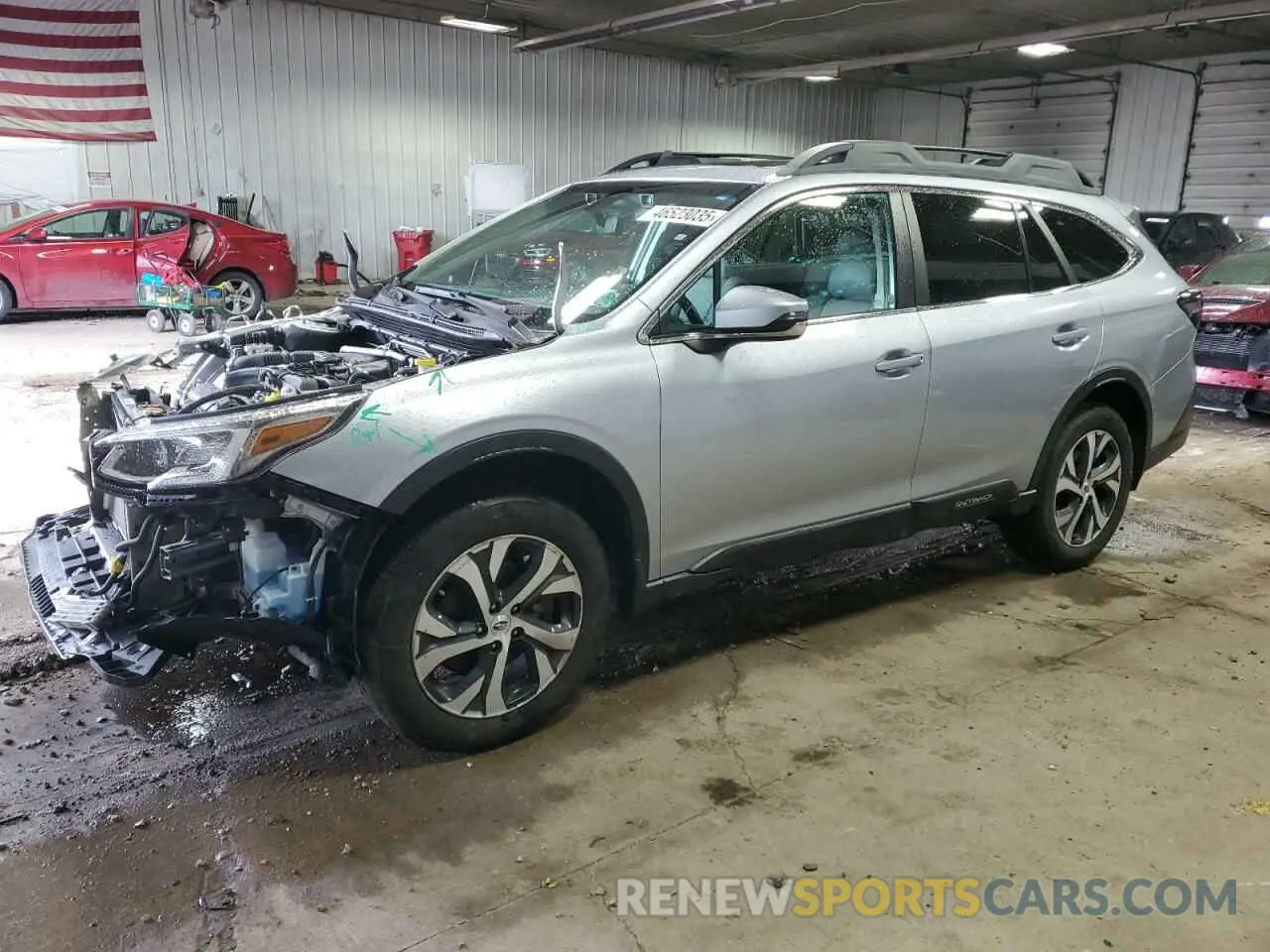1 fotografías del automóvil dañado 4S4BTANC3M3123641 SUBARU OUTBACK 2021
