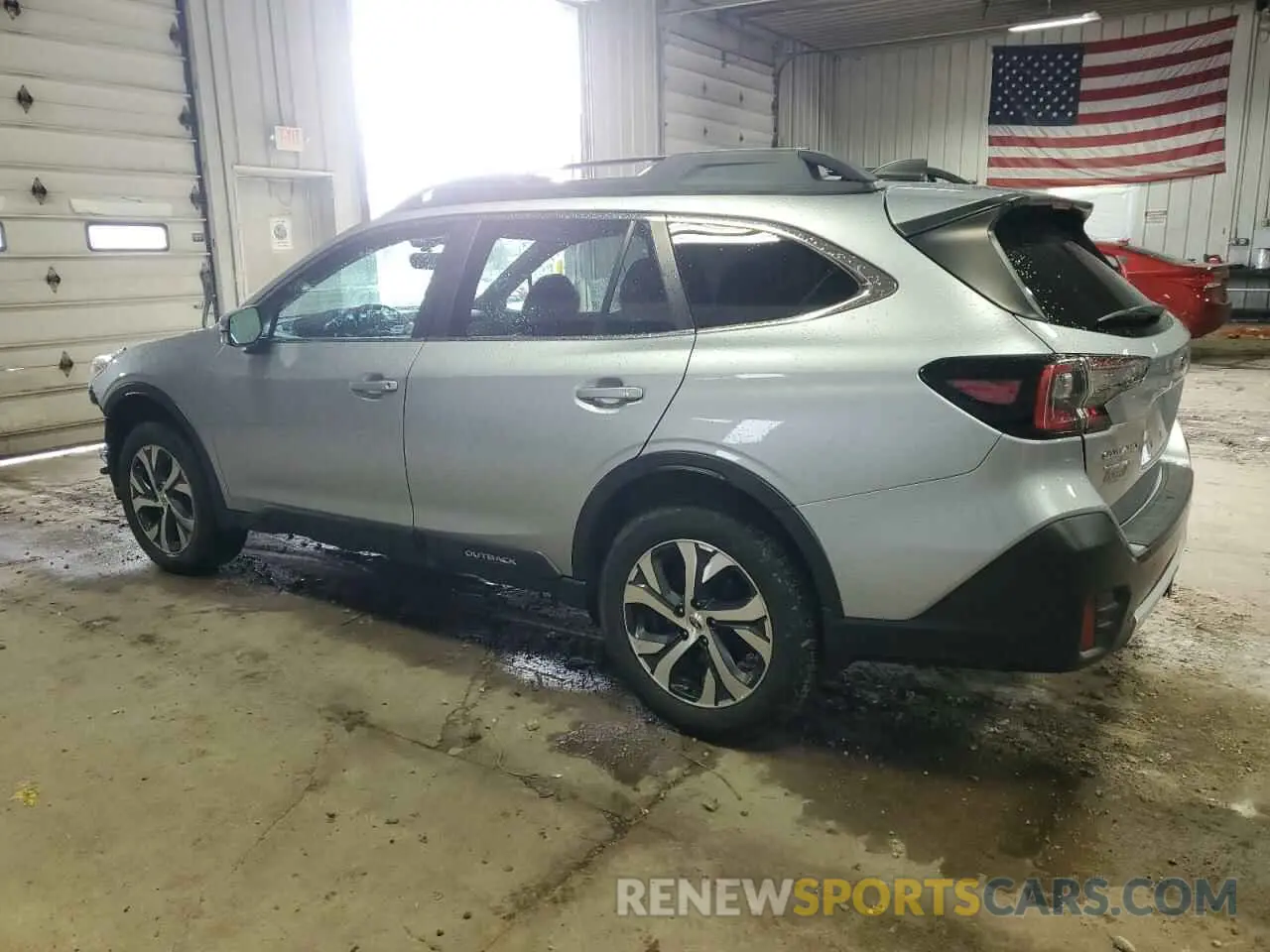 2 fotografías del automóvil dañado 4S4BTANC3M3123641 SUBARU OUTBACK 2021