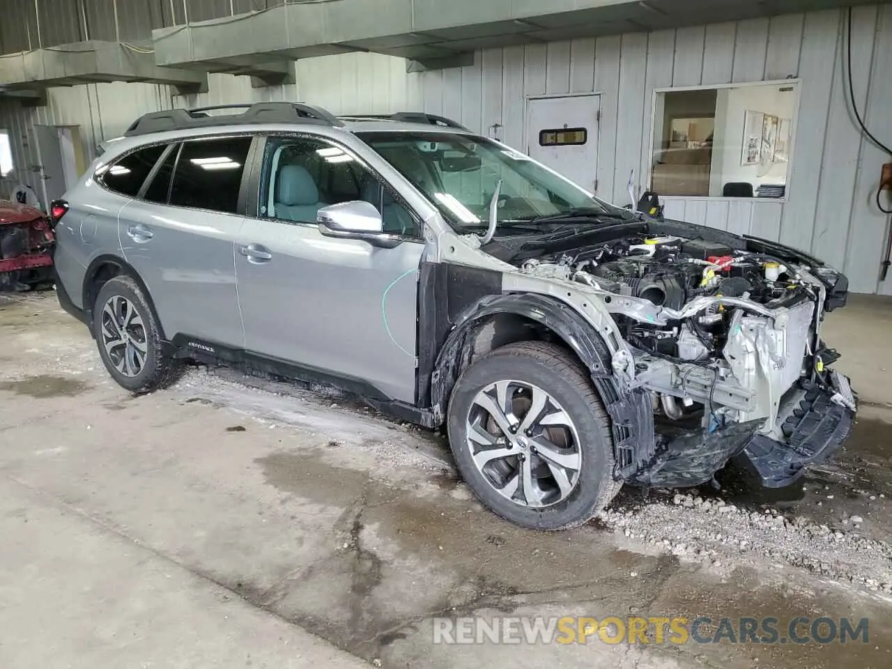 4 fotografías del automóvil dañado 4S4BTANC3M3123641 SUBARU OUTBACK 2021