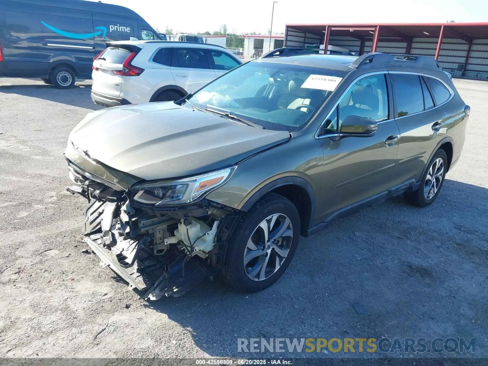 6 fotografías del automóvil dañado 4S4BTANC3M3164089 SUBARU OUTBACK 2021