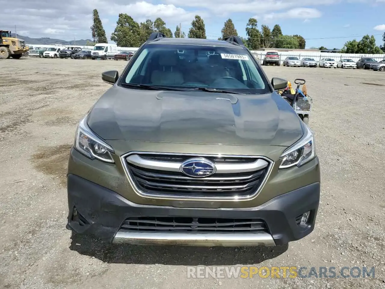 5 fotografías del automóvil dañado 4S4BTANC4M3149472 SUBARU OUTBACK 2021
