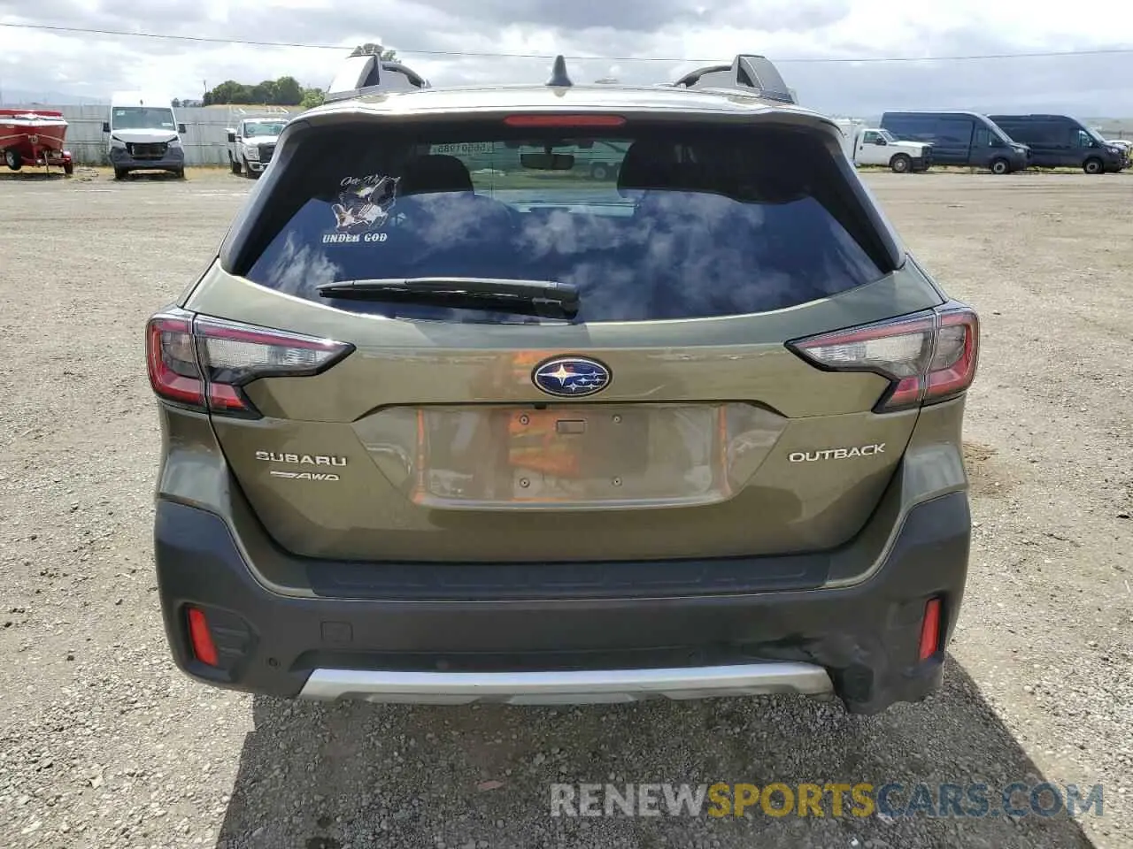 6 fotografías del automóvil dañado 4S4BTANC4M3149472 SUBARU OUTBACK 2021