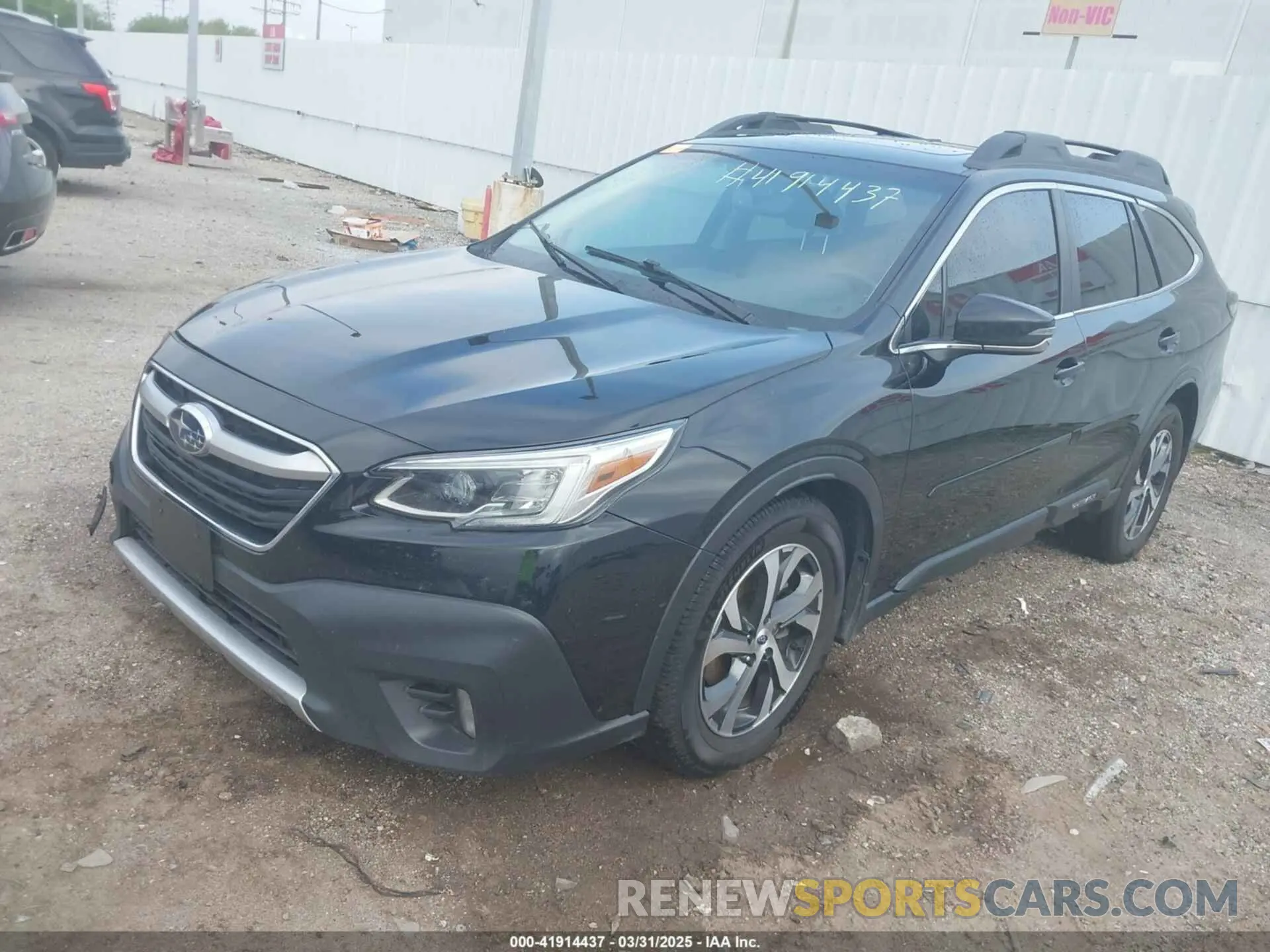 2 fotografías del automóvil dañado 4S4BTANC4M3205829 SUBARU OUTBACK 2021