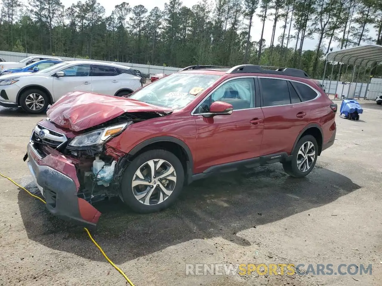 1 fotografías del automóvil dañado 4S4BTANC5M3207668 SUBARU OUTBACK 2021