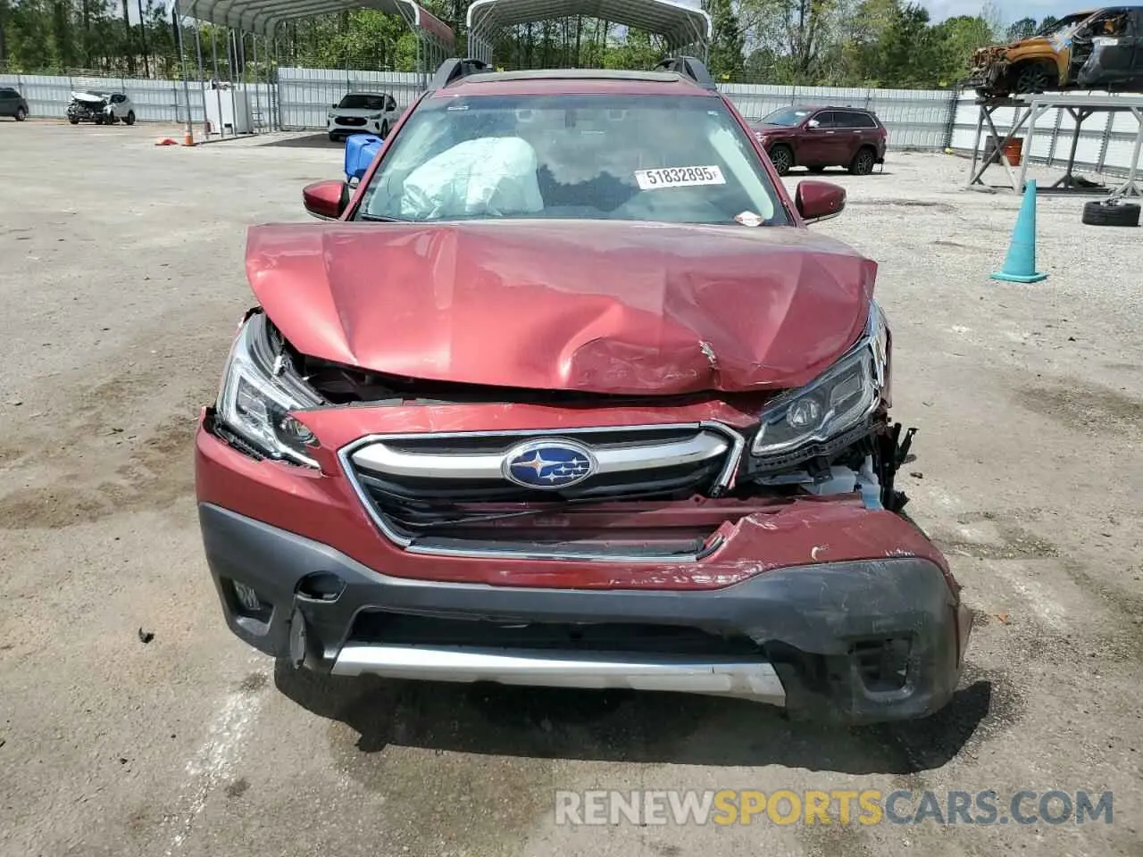 12 fotografías del automóvil dañado 4S4BTANC5M3207668 SUBARU OUTBACK 2021