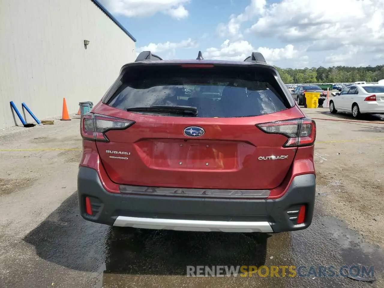 6 fotografías del automóvil dañado 4S4BTANC5M3207668 SUBARU OUTBACK 2021