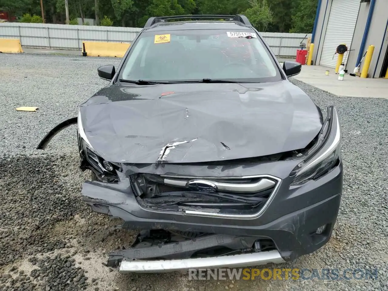 5 fotografías del automóvil dañado 4S4BTANC7M3183485 SUBARU OUTBACK 2021