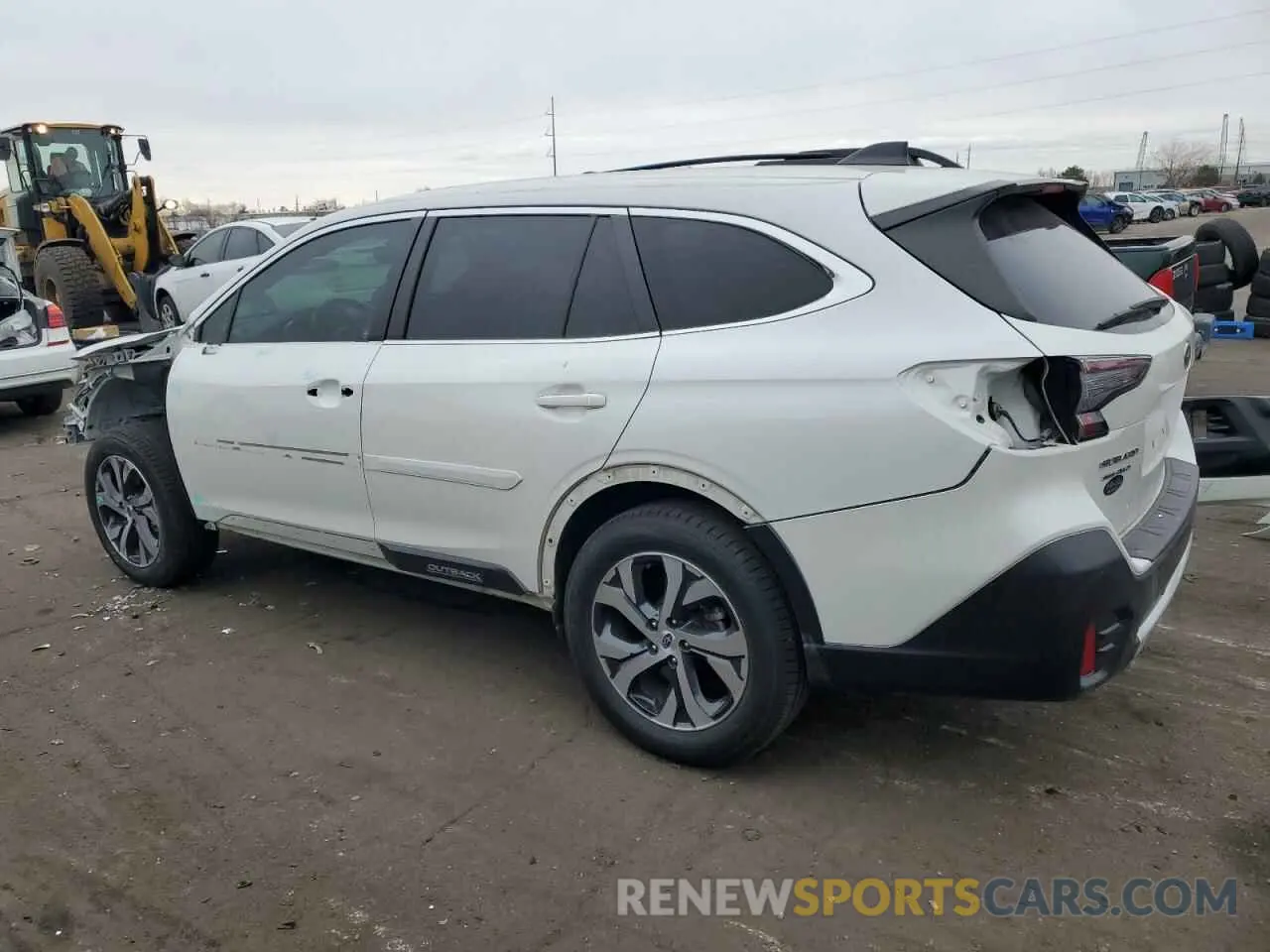2 fotografías del automóvil dañado 4S4BTANC9M3161679 SUBARU OUTBACK 2021