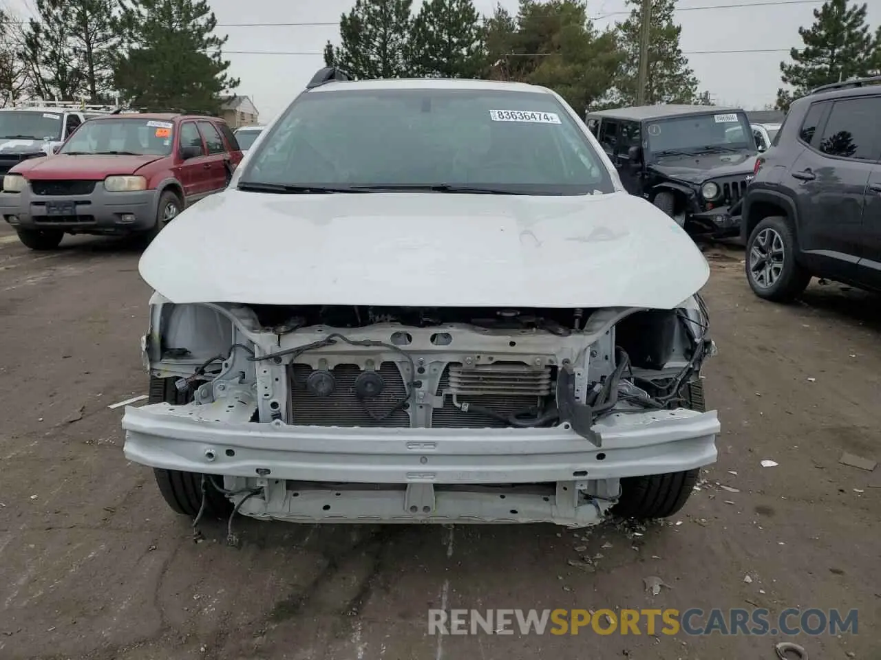 5 fotografías del automóvil dañado 4S4BTANC9M3161679 SUBARU OUTBACK 2021