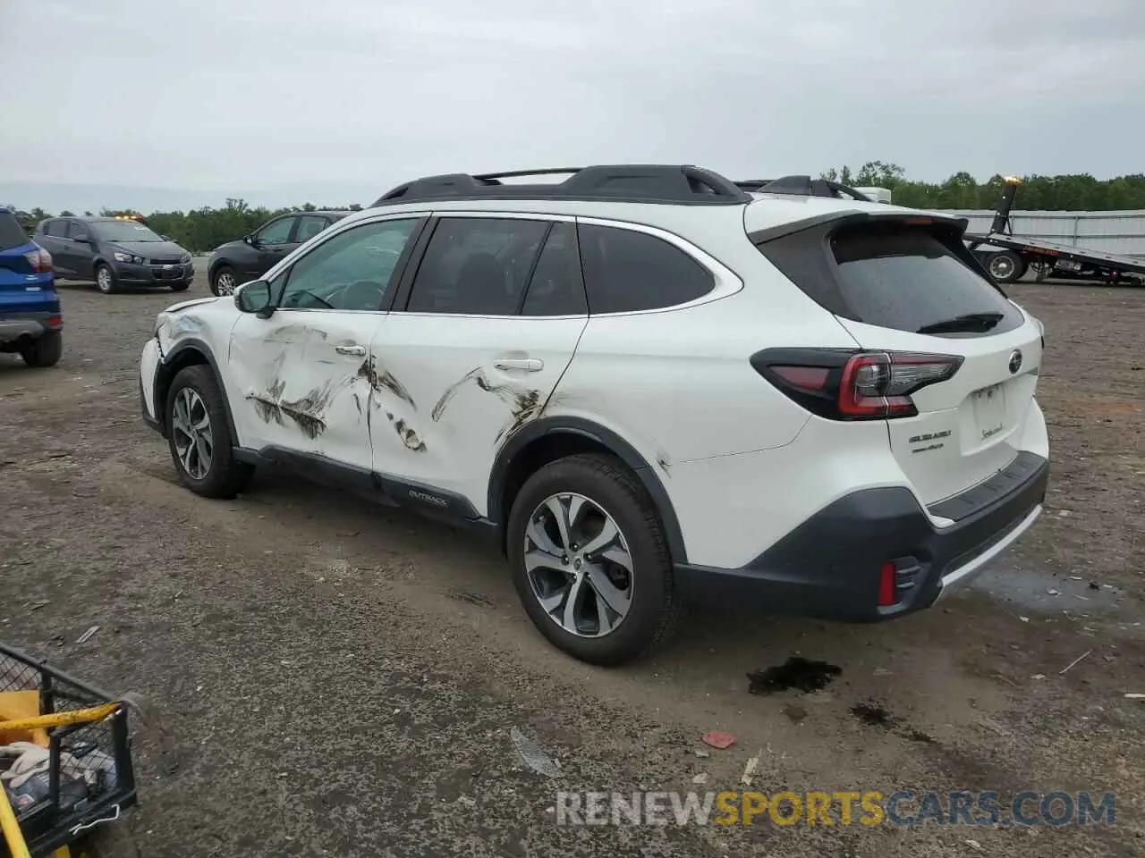 2 fotografías del automóvil dañado 4S4BTANC9M3168521 SUBARU OUTBACK 2021
