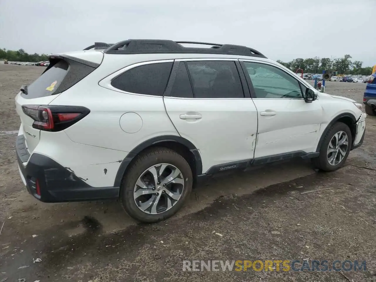 3 fotografías del automóvil dañado 4S4BTANC9M3168521 SUBARU OUTBACK 2021