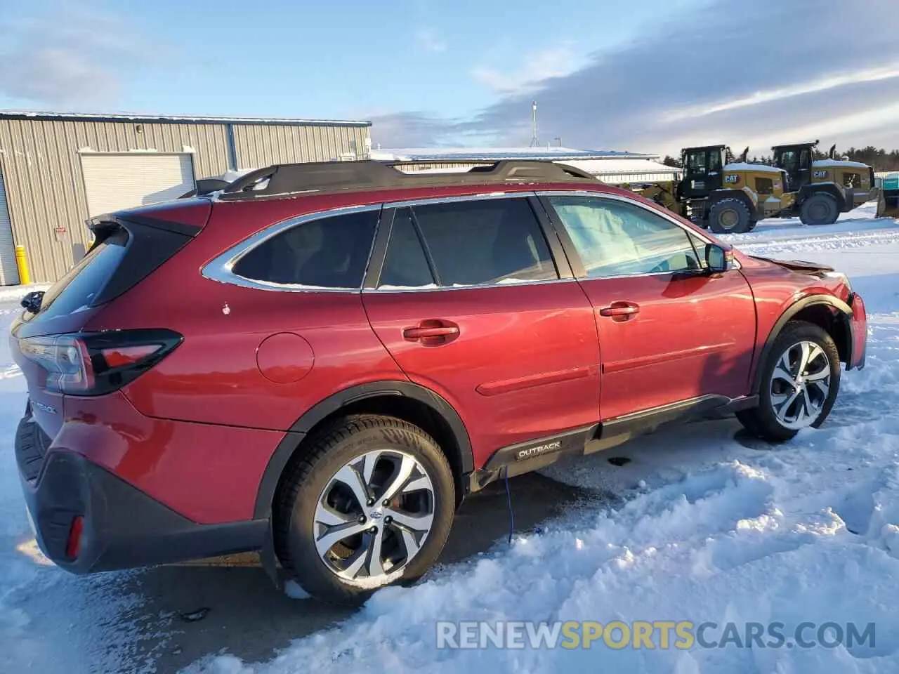 3 fotografías del automóvil dañado 4S4BTANCXM3118968 SUBARU OUTBACK 2021