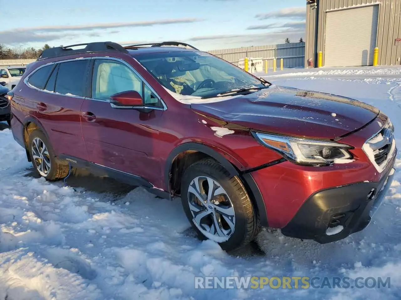 4 fotografías del automóvil dañado 4S4BTANCXM3118968 SUBARU OUTBACK 2021