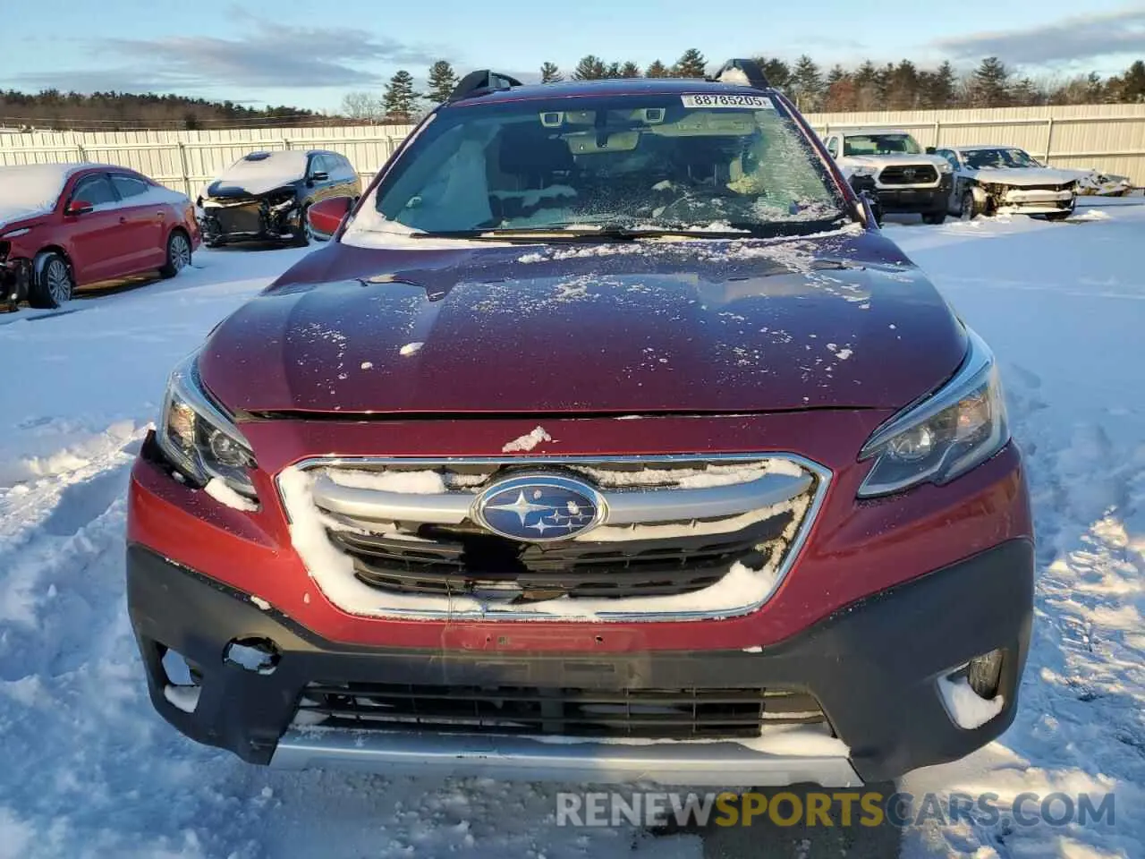 5 fotografías del automóvil dañado 4S4BTANCXM3118968 SUBARU OUTBACK 2021
