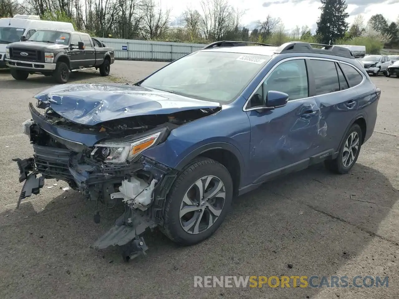 1 fotografías del automóvil dañado 4S4BTANCXM3142008 SUBARU OUTBACK 2021