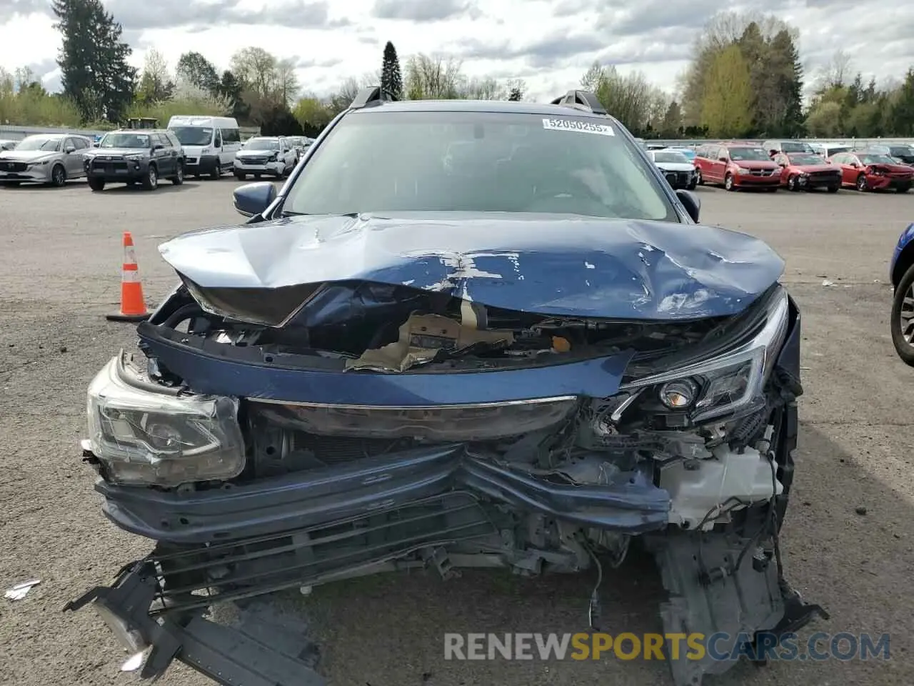 5 fotografías del automóvil dañado 4S4BTANCXM3142008 SUBARU OUTBACK 2021