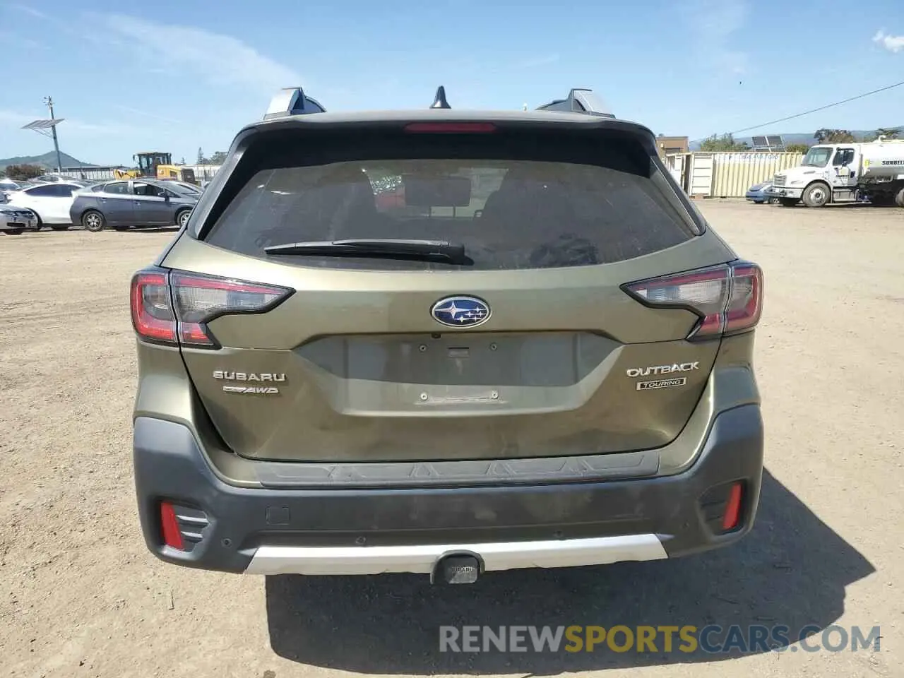 6 fotografías del automóvil dañado 4S4BTAPC0M3107779 SUBARU OUTBACK 2021