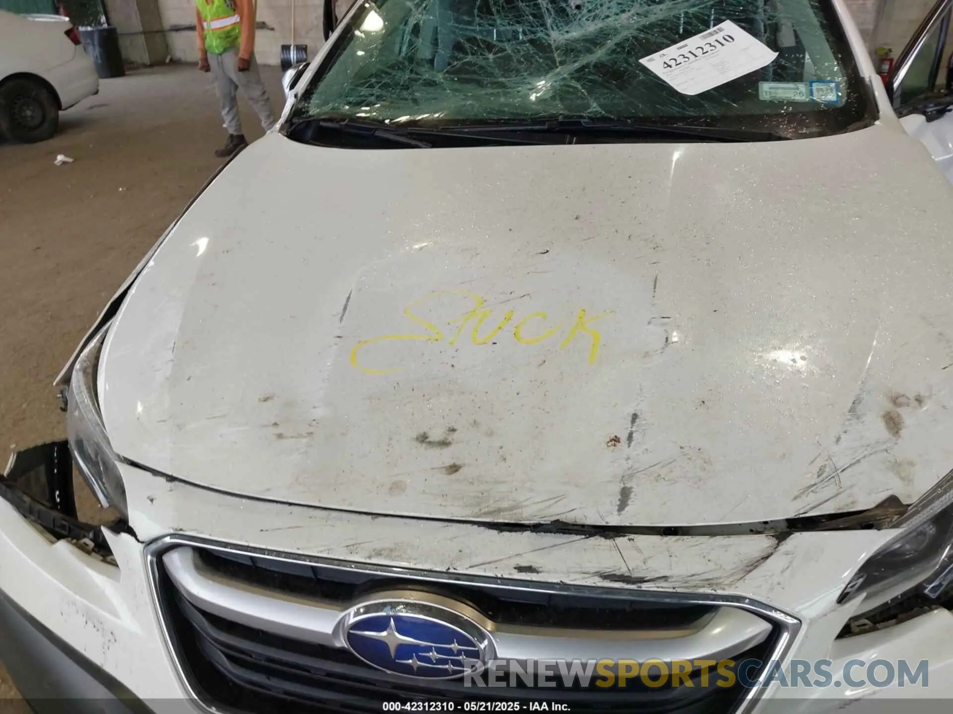10 fotografías del automóvil dañado 4S4BTAPC0M3222768 SUBARU OUTBACK 2021
