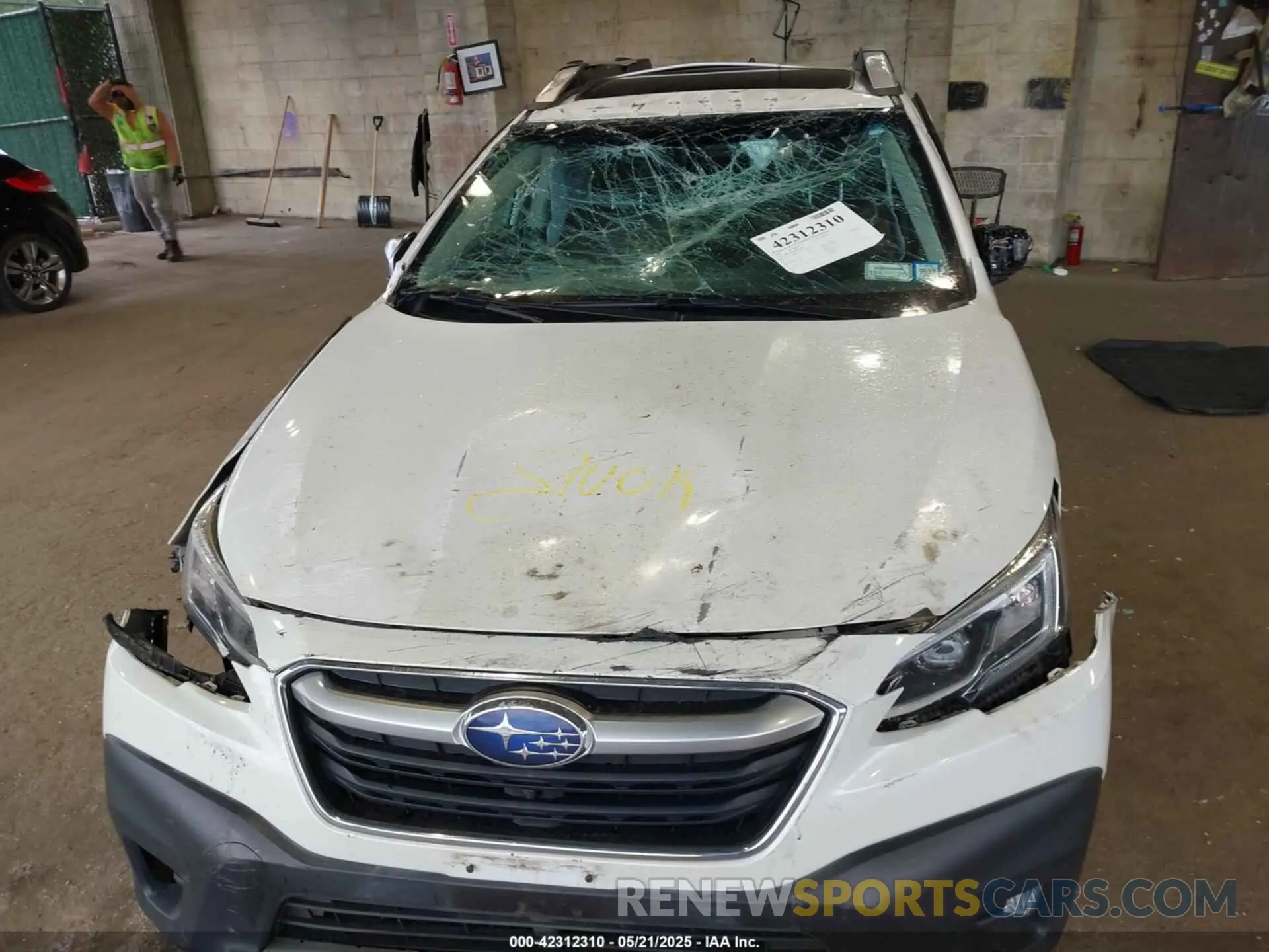 6 fotografías del automóvil dañado 4S4BTAPC0M3222768 SUBARU OUTBACK 2021