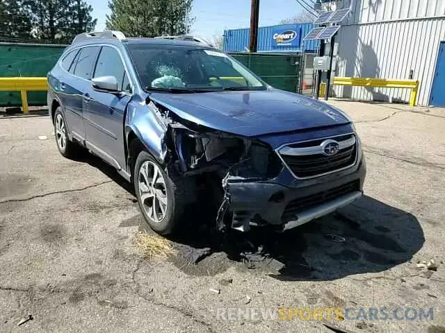 12 fotografías del automóvil dañado 4S4BTAPC5M3215461 SUBARU OUTBACK 2021