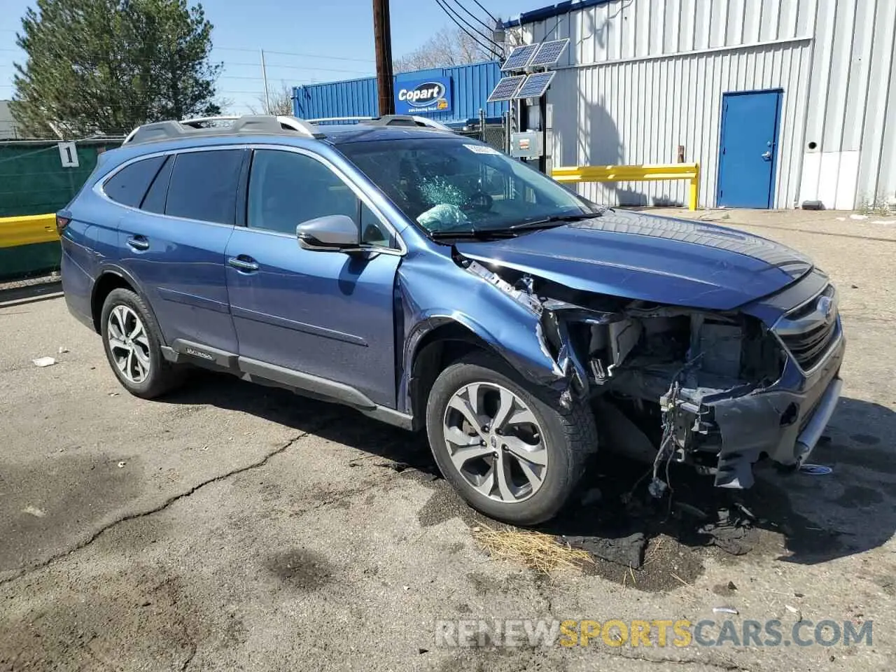 4 fotografías del automóvil dañado 4S4BTAPC5M3215461 SUBARU OUTBACK 2021