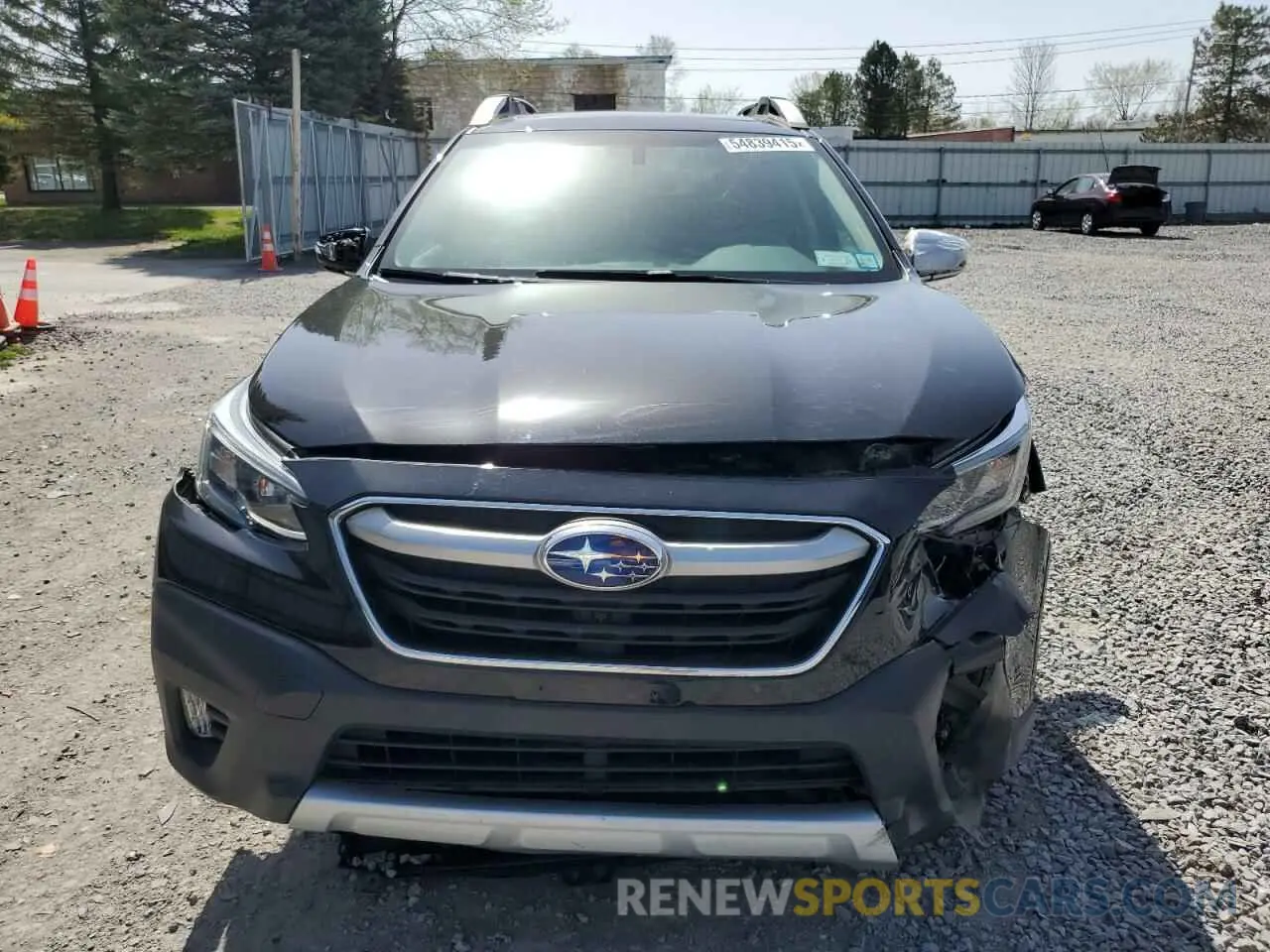 5 fotografías del automóvil dañado 4S4BTAPC9M3106971 SUBARU OUTBACK 2021
