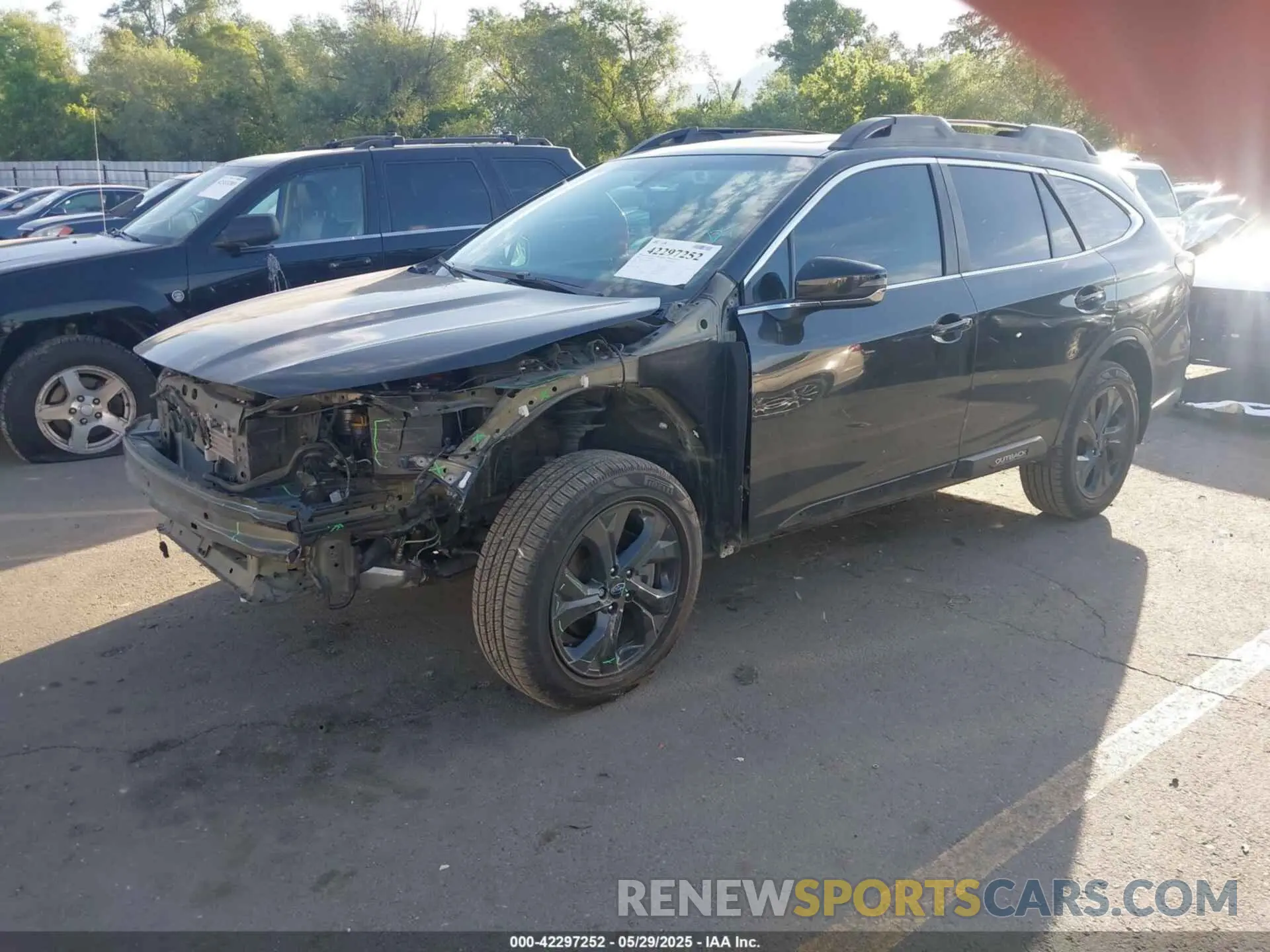 2 fotografías del automóvil dañado 4S4BTGLD1M3142011 SUBARU OUTBACK 2021