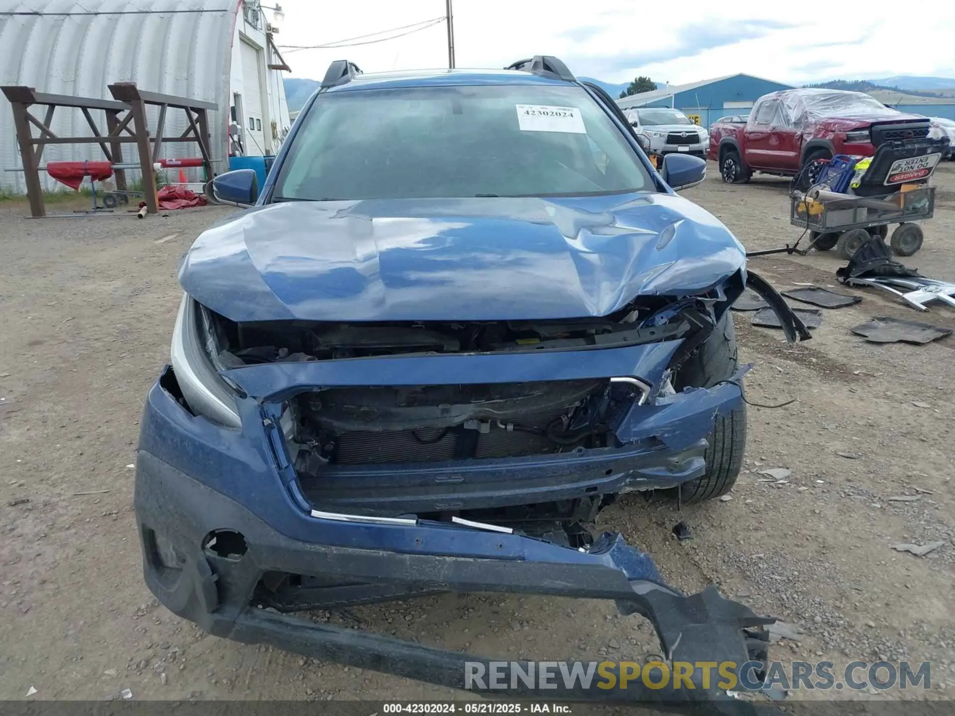 13 fotografías del automóvil dañado 4S4BTGND4M3224537 SUBARU OUTBACK 2021