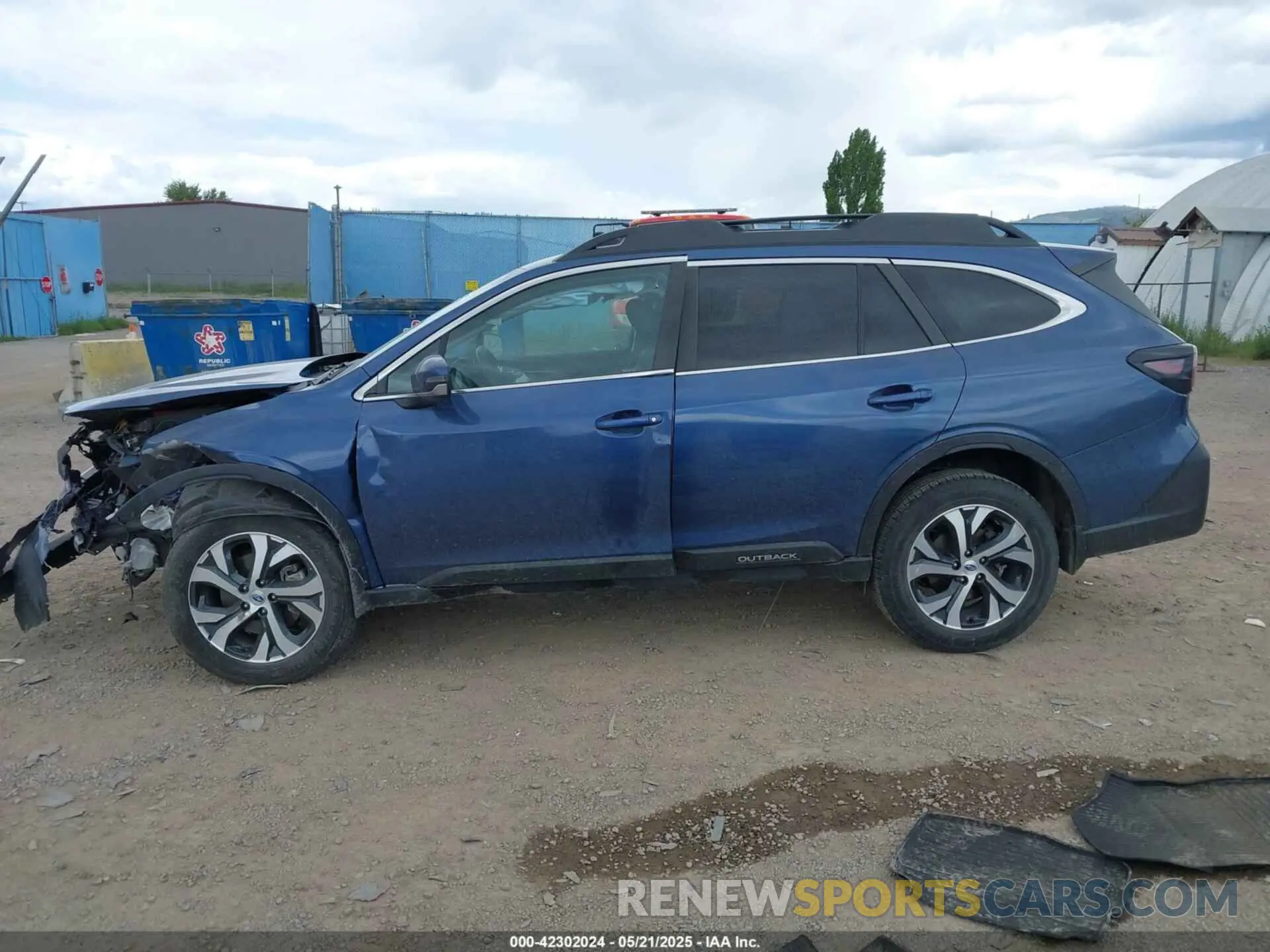 15 fotografías del automóvil dañado 4S4BTGND4M3224537 SUBARU OUTBACK 2021
