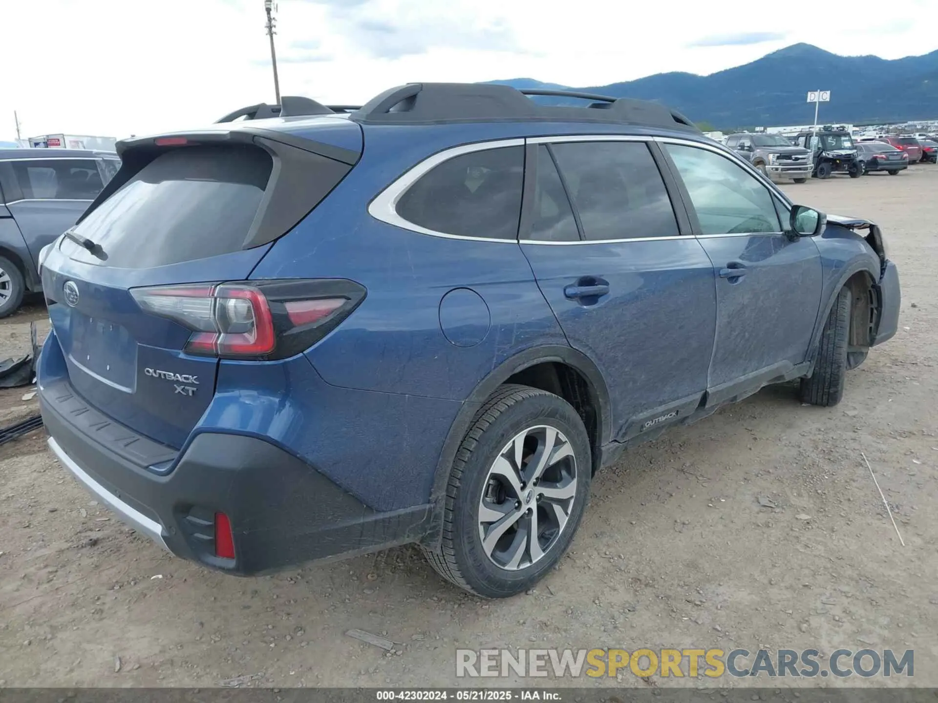 4 fotografías del automóvil dañado 4S4BTGND4M3224537 SUBARU OUTBACK 2021
