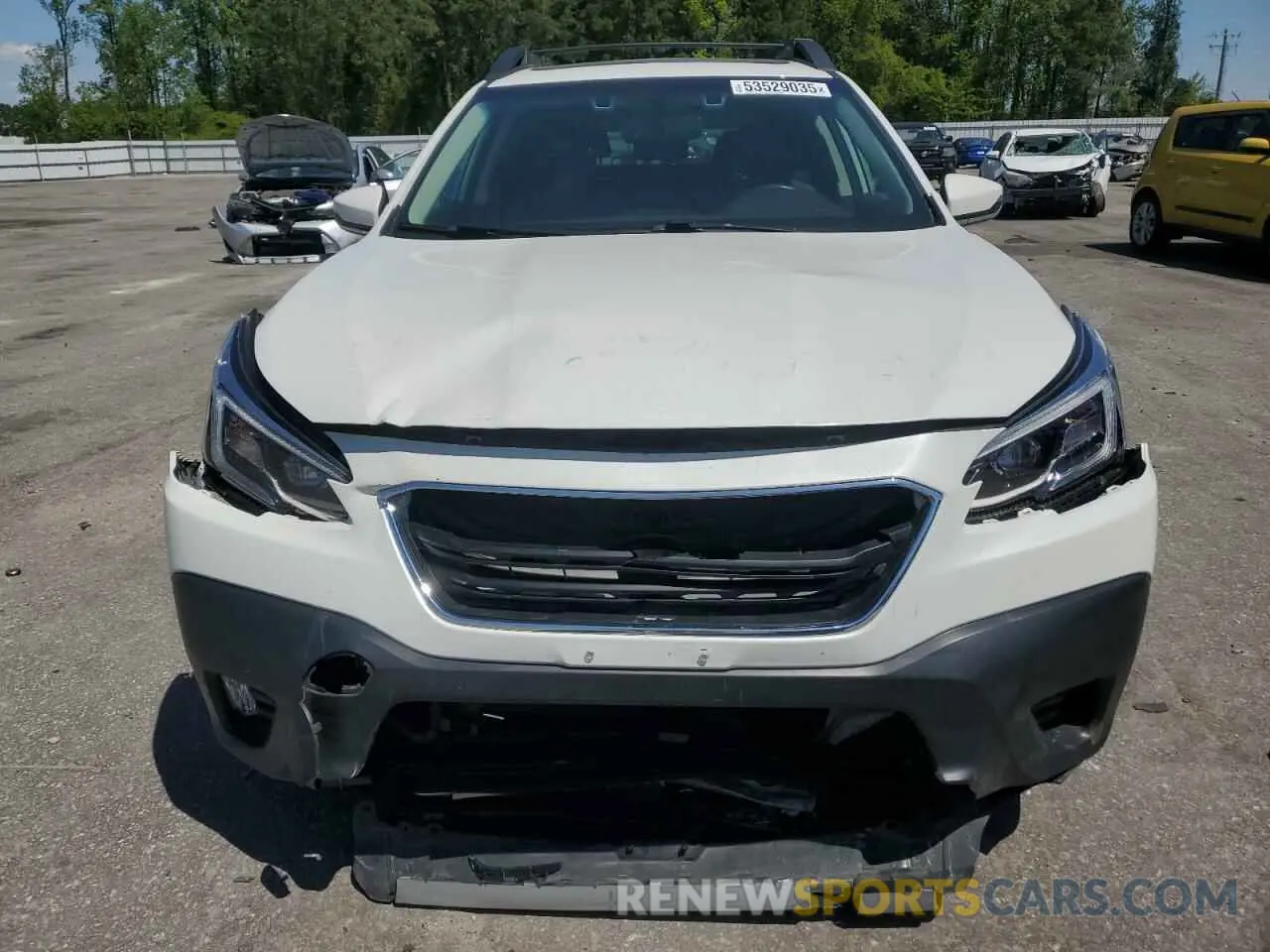 5 fotografías del automóvil dañado 4S4BTGND7M3161045 SUBARU OUTBACK 2021
