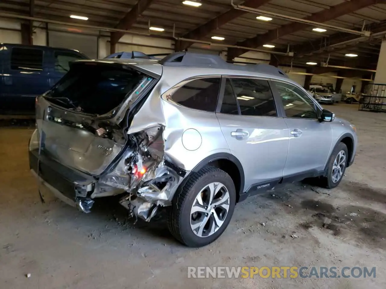 3 fotografías del automóvil dañado 4S4BTGND8M3108662 SUBARU OUTBACK 2021
