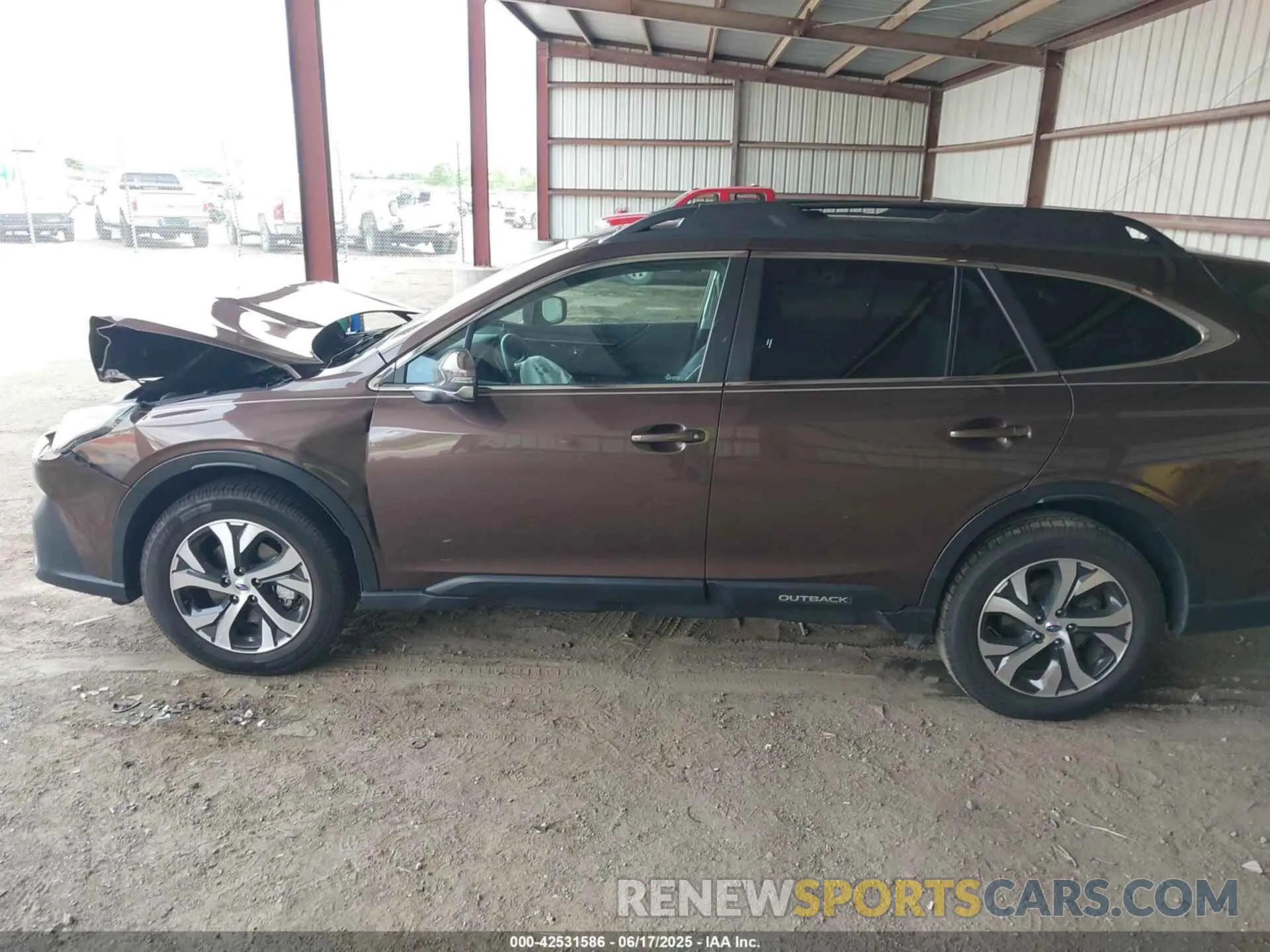 14 fotografías del automóvil dañado 4S4BTGND8M3207580 SUBARU OUTBACK 2021