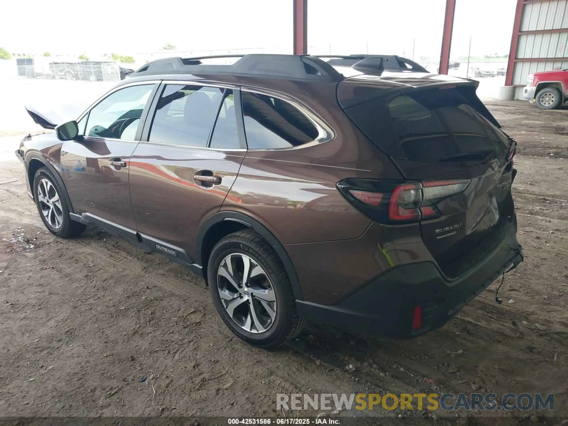 3 fotografías del automóvil dañado 4S4BTGND8M3207580 SUBARU OUTBACK 2021