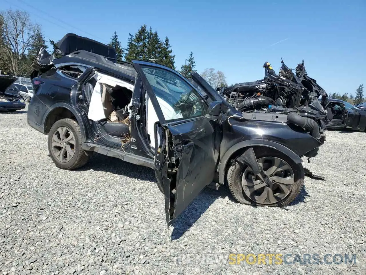 4 fotografías del automóvil dañado 4S4BTGNDXM3116441 SUBARU OUTBACK 2021