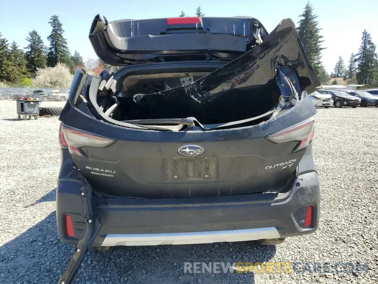 6 fotografías del automóvil dañado 4S4BTGNDXM3116441 SUBARU OUTBACK 2021