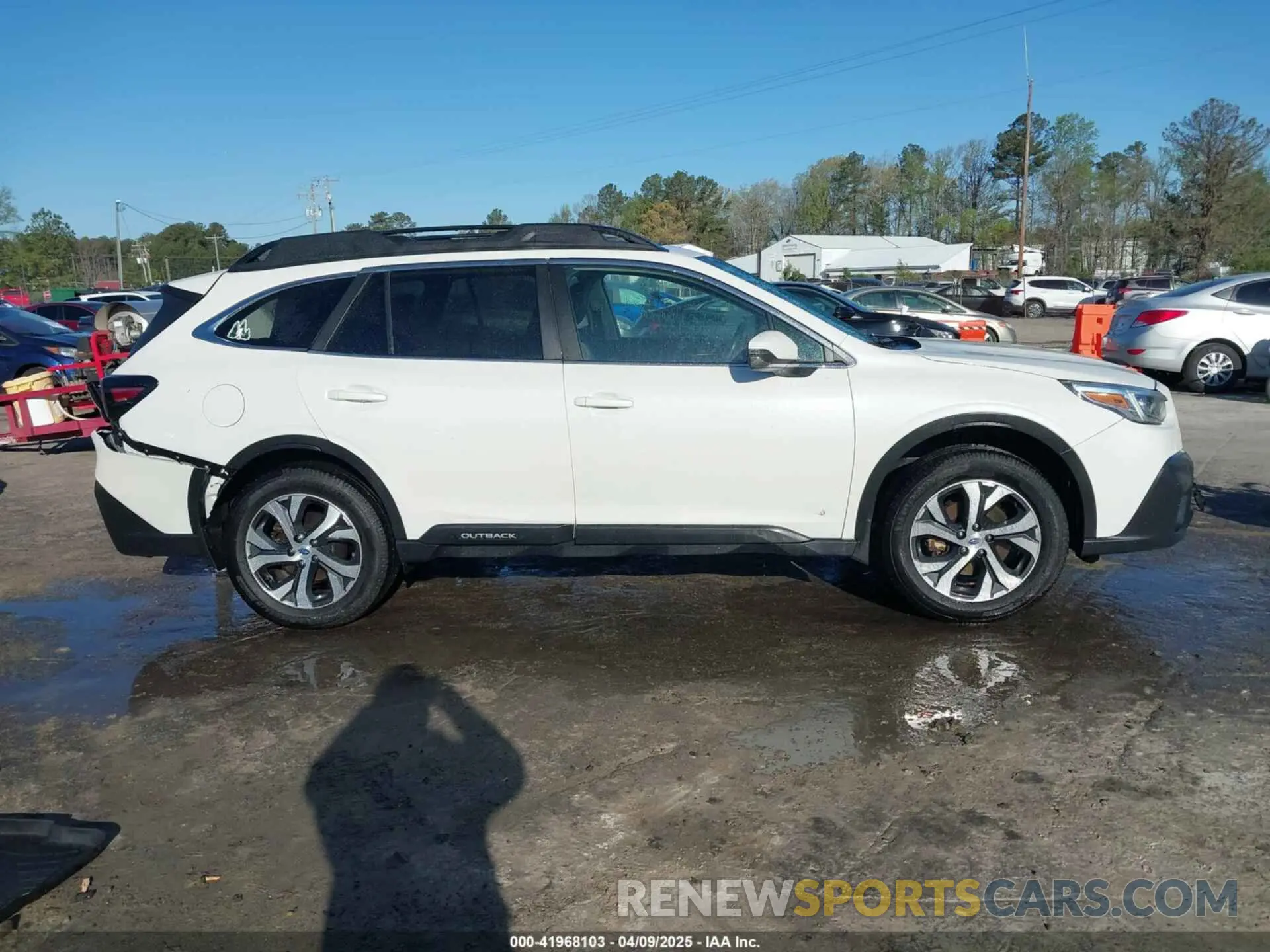 13 fotografías del automóvil dañado 4S4BTGNDXM3186330 SUBARU OUTBACK 2021