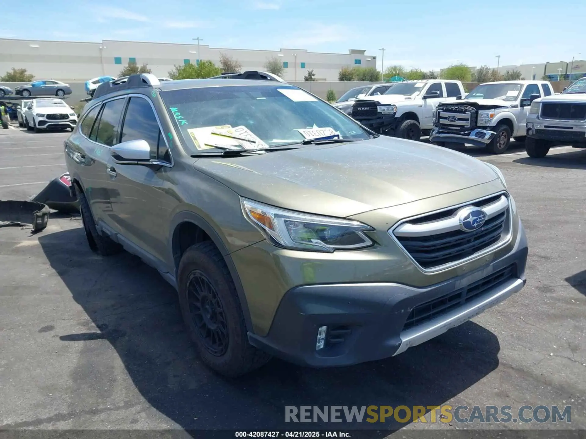 14 fotografías del automóvil dañado 4S4BTGPD0M3108667 SUBARU OUTBACK 2021
