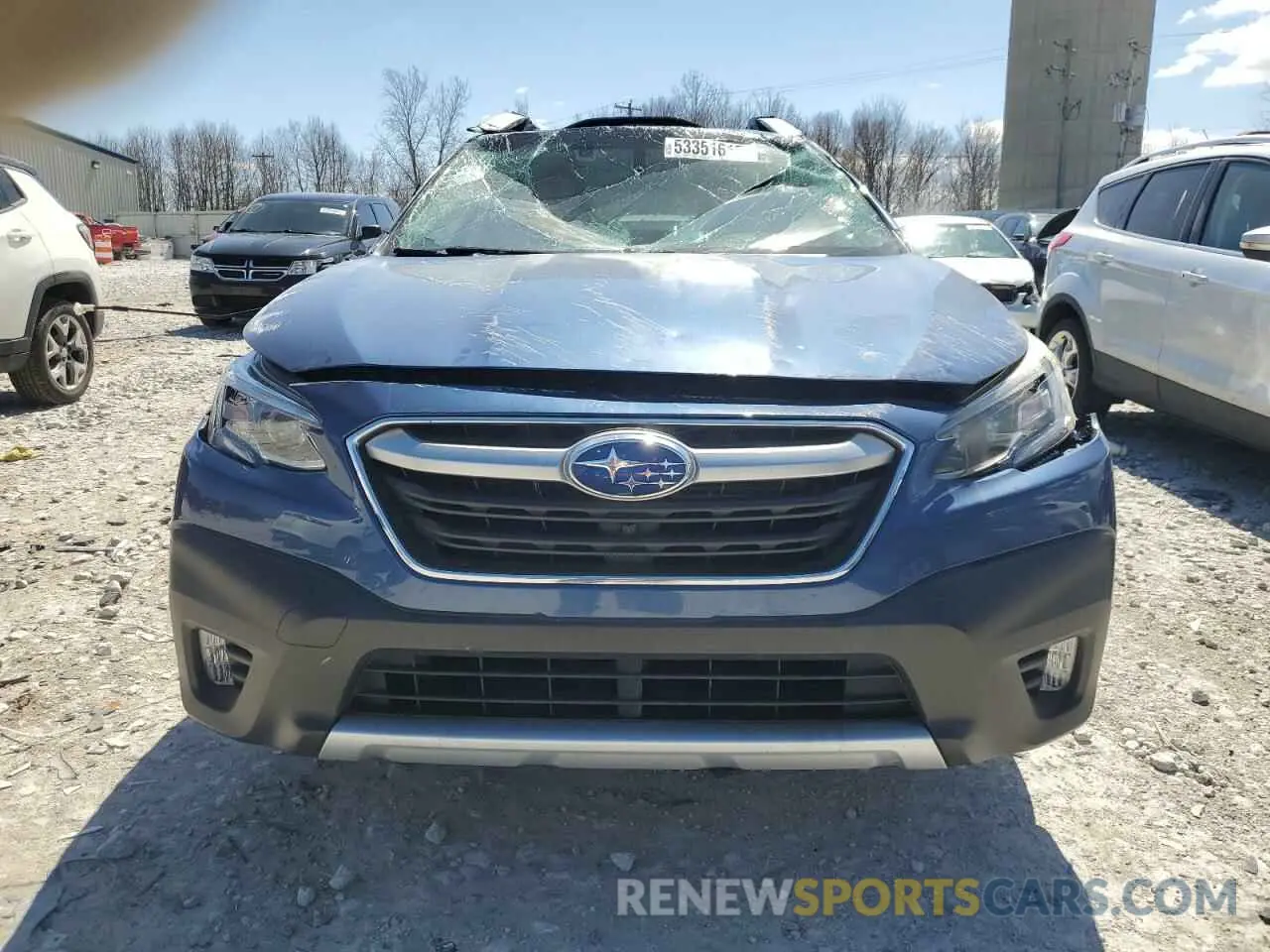 5 fotografías del automóvil dañado 4S4BTGPD5M3108812 SUBARU OUTBACK 2021